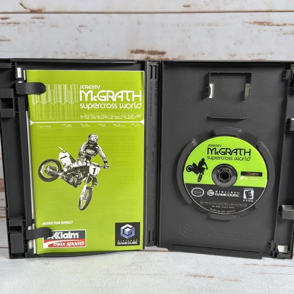 Jeremy McGrath Supercross World GameCube Complete Tested Used